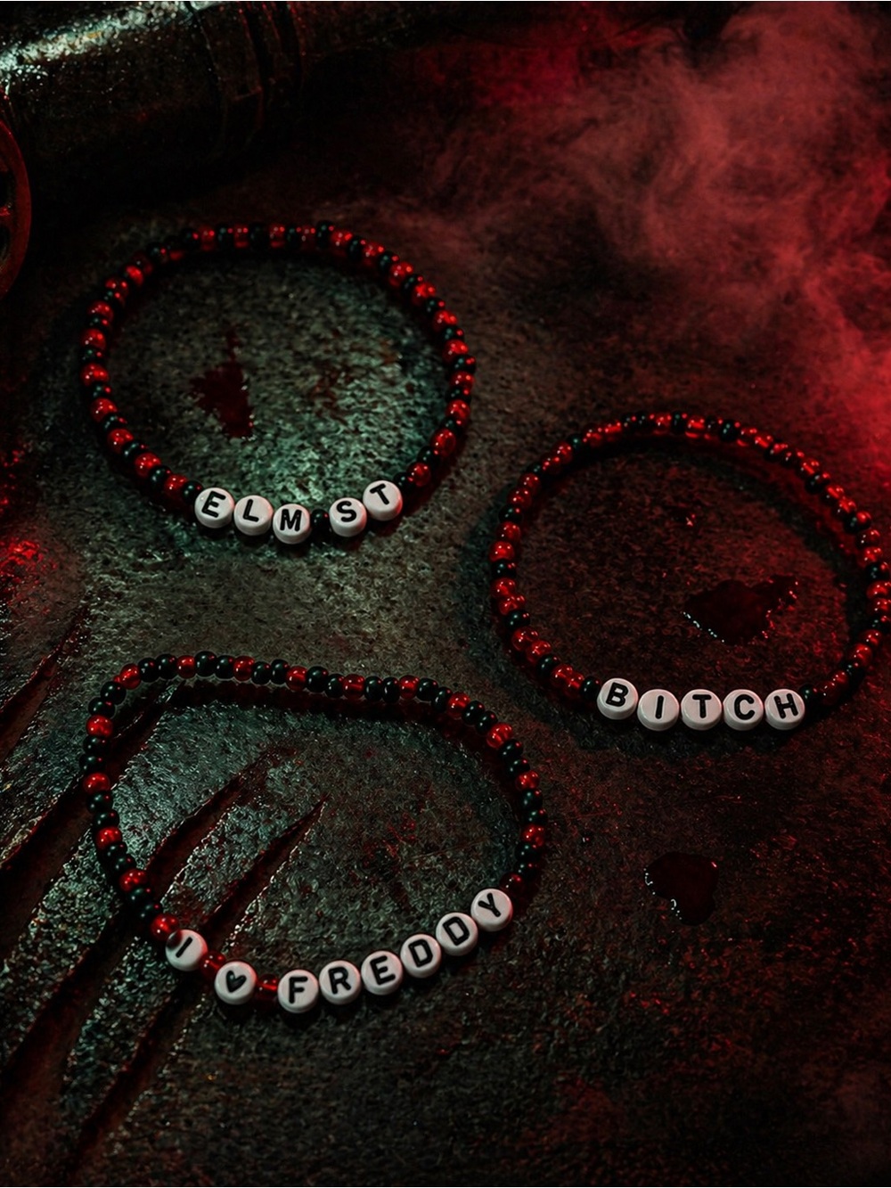 Elm Street Horror Babe Bracelet Stack 9”